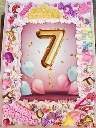 עוגות גן עם דף סוכר, קצפת ואלמנטים