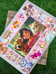 עוגות גן עם דף סוכר, קצפת ואלמנטים