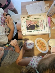 עוגת גן מיני מעוצבת