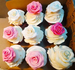 פרחי בצק סוכר